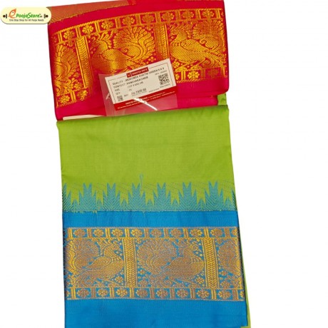 Green Pancha  with Double Border